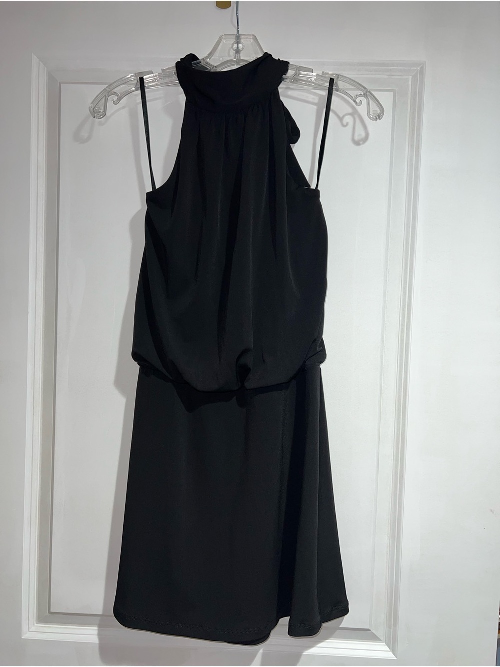 White House Black Market Black Halter Dress